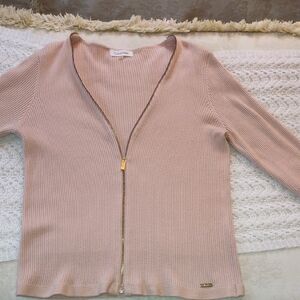 Calvin Klein Women's Light Pink Cardigan